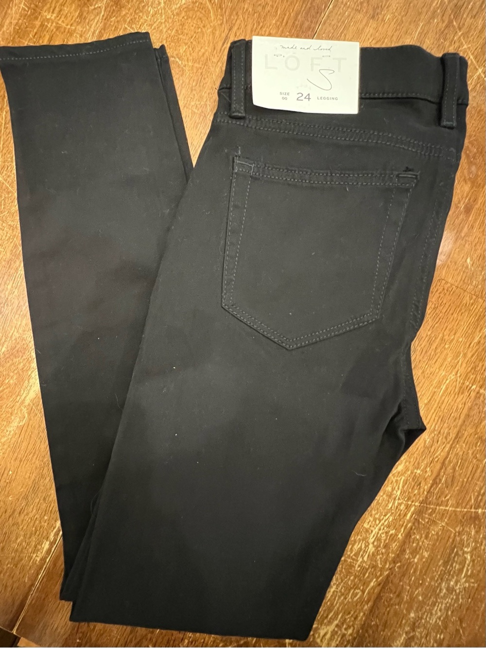 LOFT Black Slim Legging Jeans